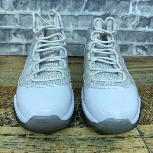 Nike Air Jordan 11 Retro GS Silver White Anniversary 378038-101 Youth Size 4.5Y - Picture 3 of 10